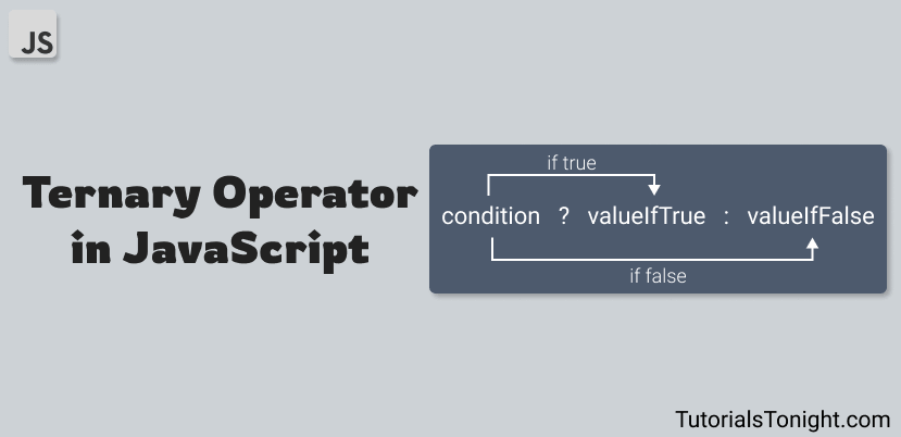 Ternary operator in Javascript