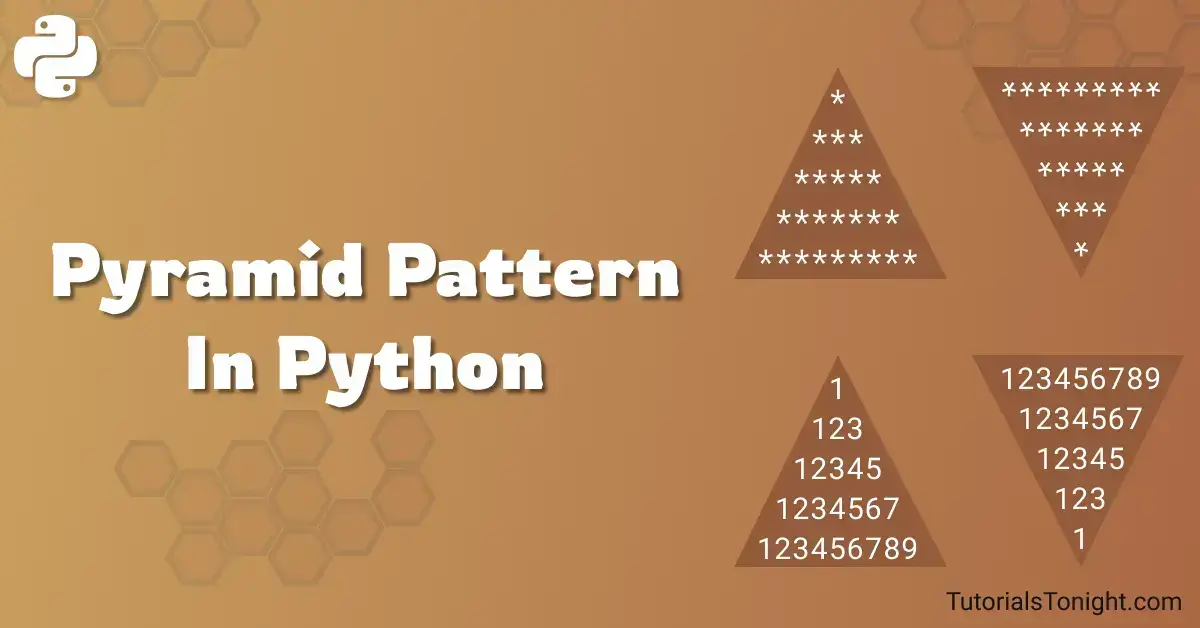 Pyramid Pattern In Python