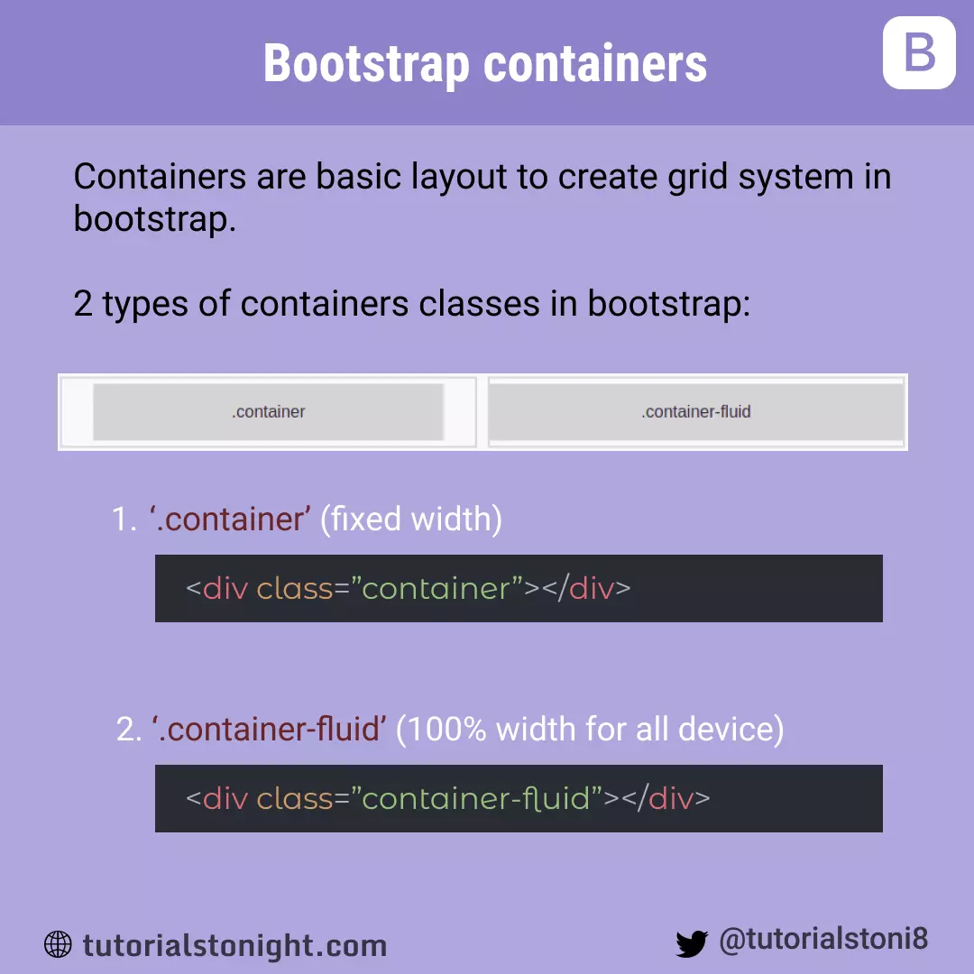 bootstrap container