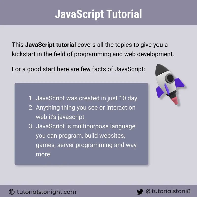 Javascript Tutorial For Beginners Step By Step 